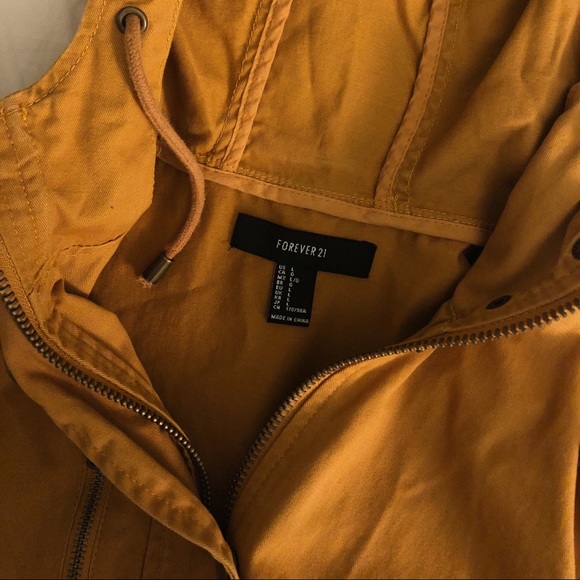 SOLD — Mustard Utility Jacket | Forever 21 - Picture 5 of 7